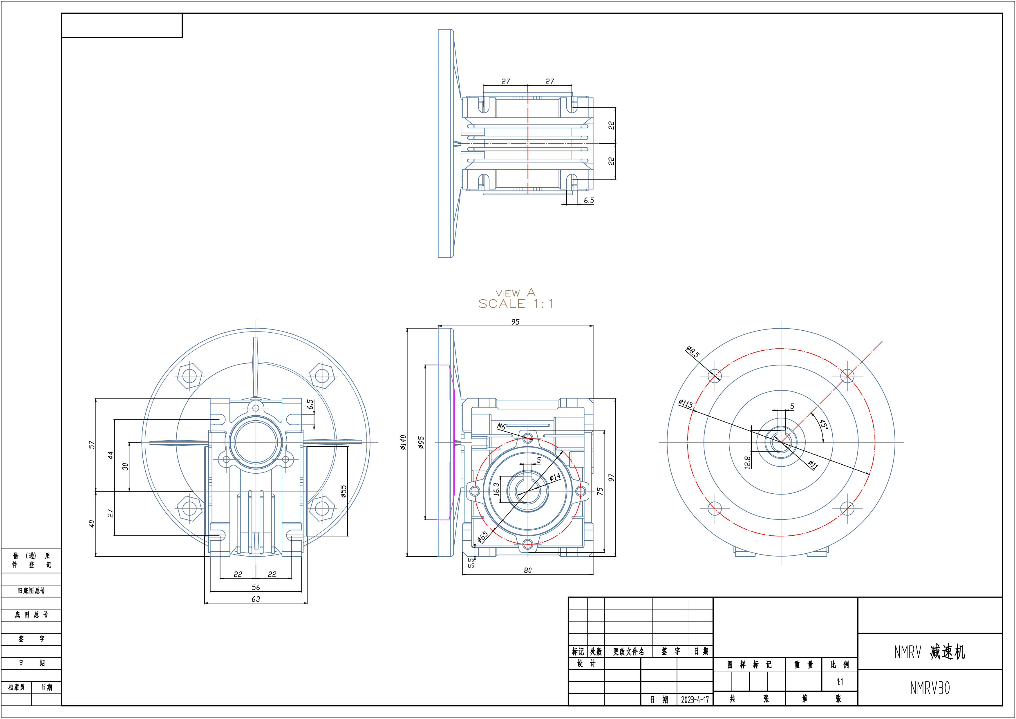 NMRV030-63B5 ANDANTEX Application of worm gears in conveyor line machinery and equipment